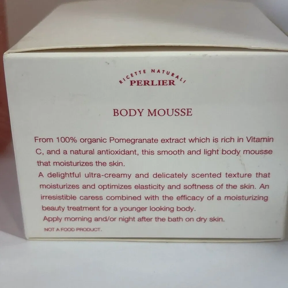 Perlier Mediterranean Pomegranate Bath Cream, Body Mousse, Scrub, Hand Balm New